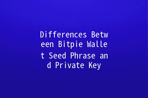 Differences Between Bitpie Wallet Seed Phrase and Private Key 🔑💼